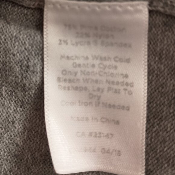 Talbots Women’s Gray Grandpa Style Knit Crew Neck Vest Size XL - Picture 8 of 14